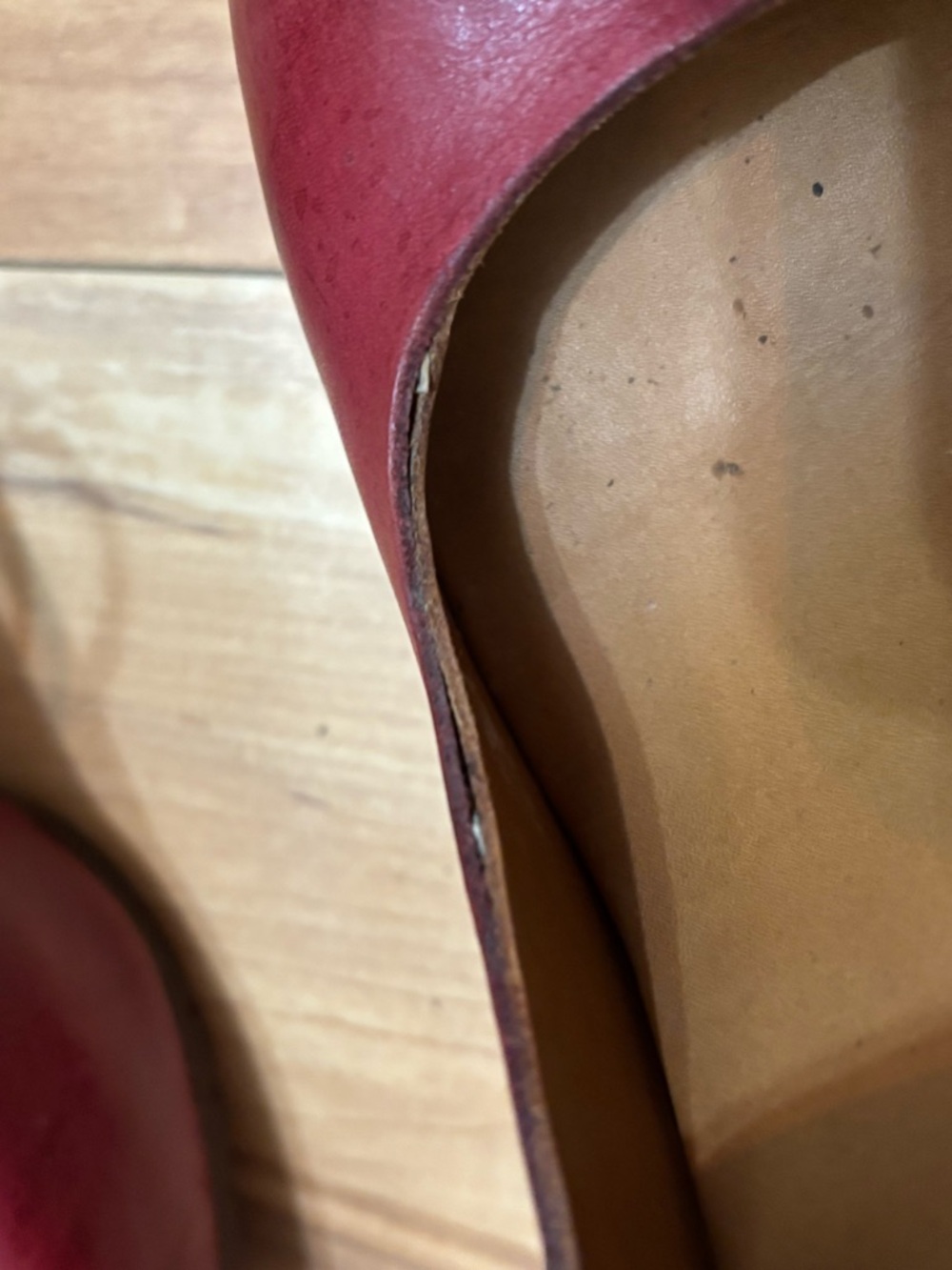 Kork-Ease prisella Red Mary Jane Block Heel Pumps 6 - Picture 10 of 10
